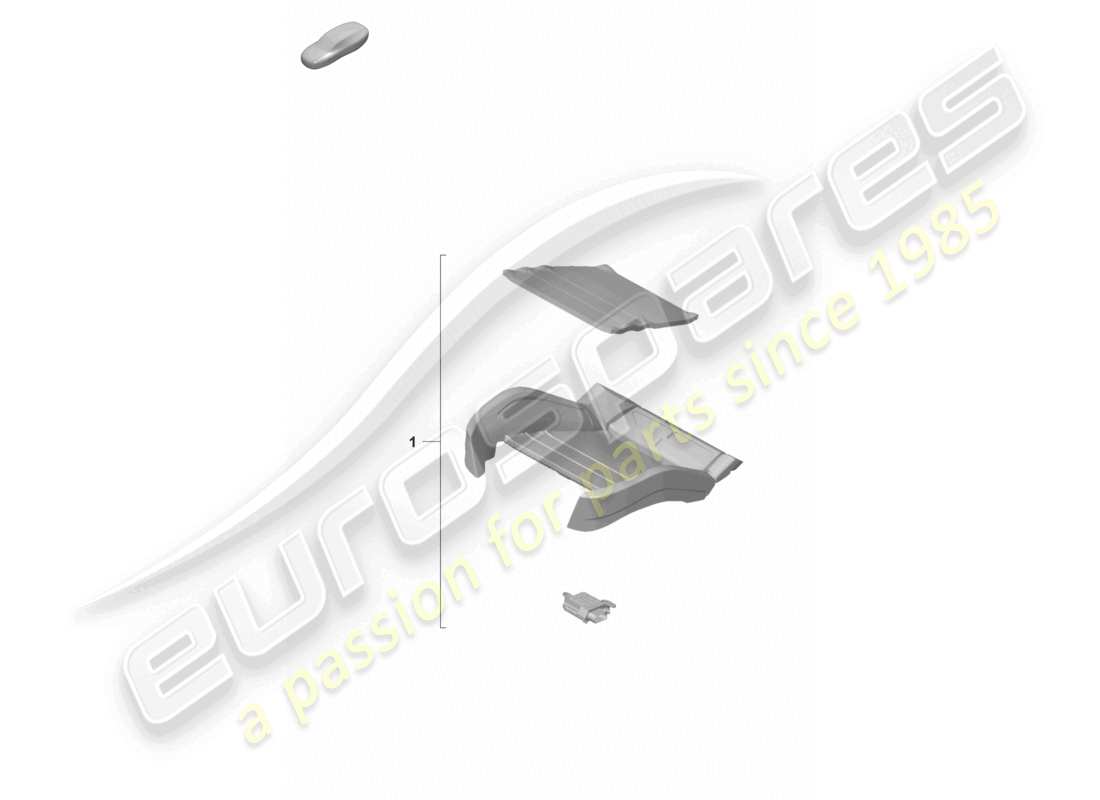porsche 2024 (panamera 971-2) repair set seat cushion seat occupied recognition (passenger side) part diagram