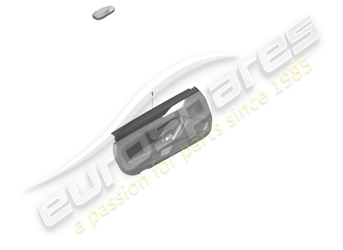 porsche 2021 (992-1) door panel for vehicles with leather trim two-colour heritage design package pure part diagram