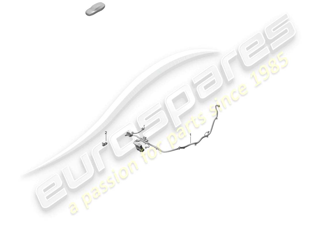 porsche 2021 (992-1 gt3/rs/st) electrics bucket seat part diagram