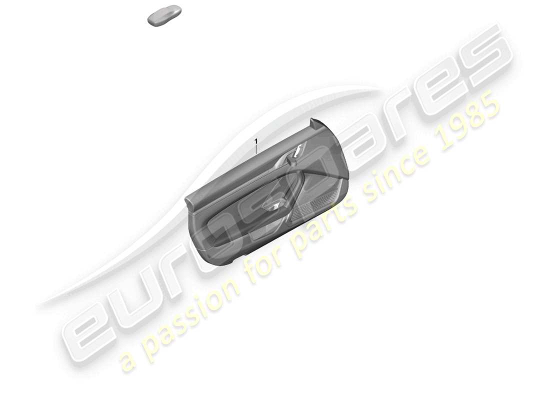 porsche 2022 (992-1 gt3/rs/st) door panel for vehicles with leather trim armrest (leather) part diagram