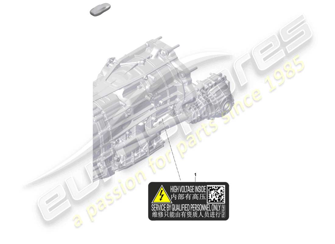 porsche 2025 (panamera 976) 8-speed dual clutch gearbox notice part diagram