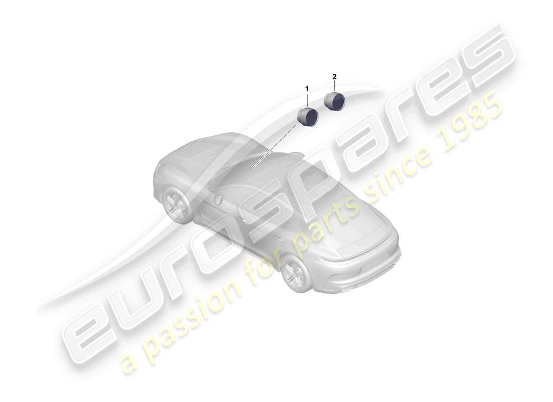 porsche 2024 (panamera 976) additional instruments part diagram