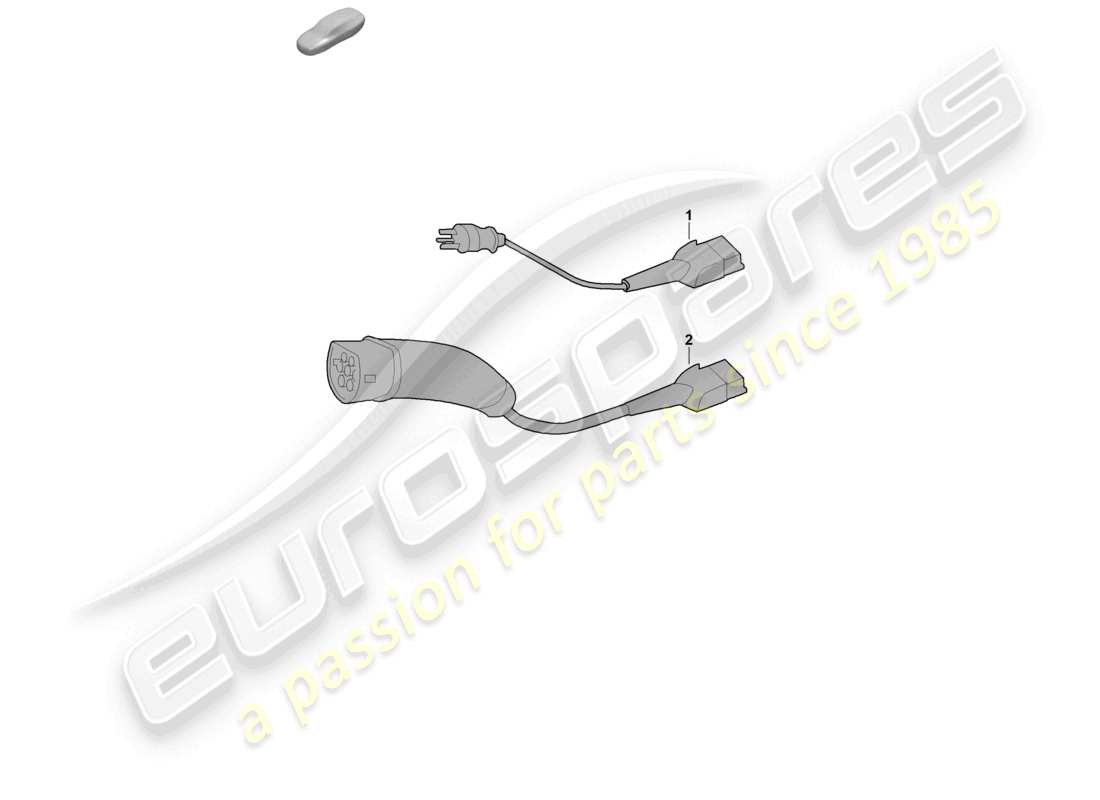 porsche 2024 (panamera 976) charge cable for mains socket basic part diagram