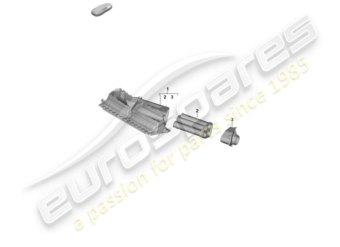 porsche 2026 (992-2) air filter pdm.992.129 part diagram