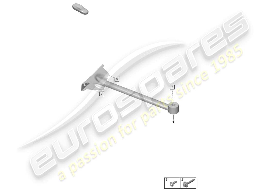 porsche 2021 (718 cayman gt4) dome strut parts diagram
