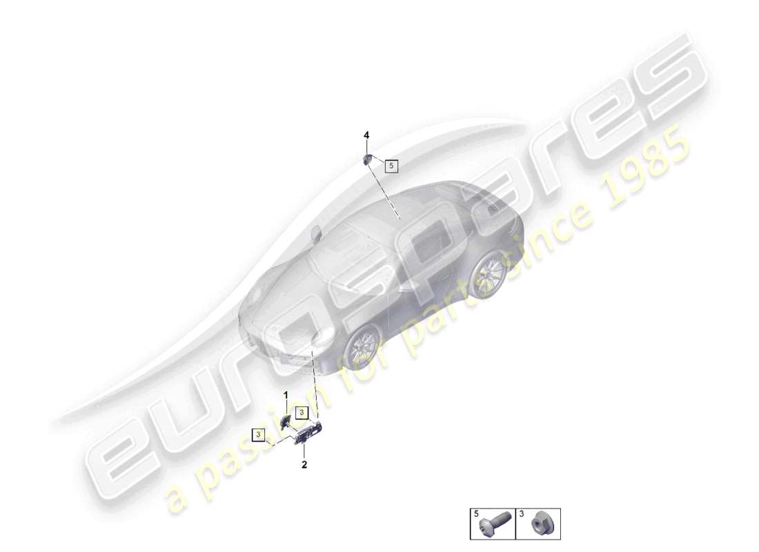 porsche 2024 (992-2) engine sound system part diagram