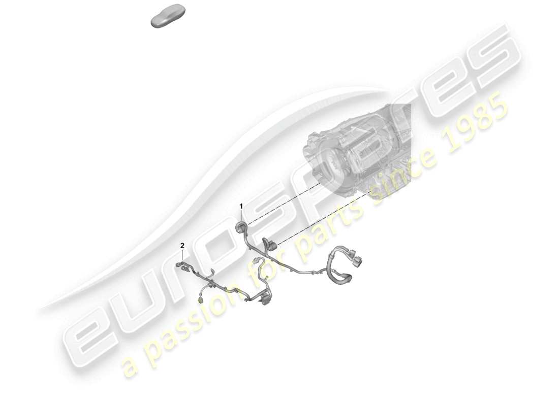 porsche 2024 (panamera 976) wiring harness for gearbox wir. harn. for heat exchanger part diagram