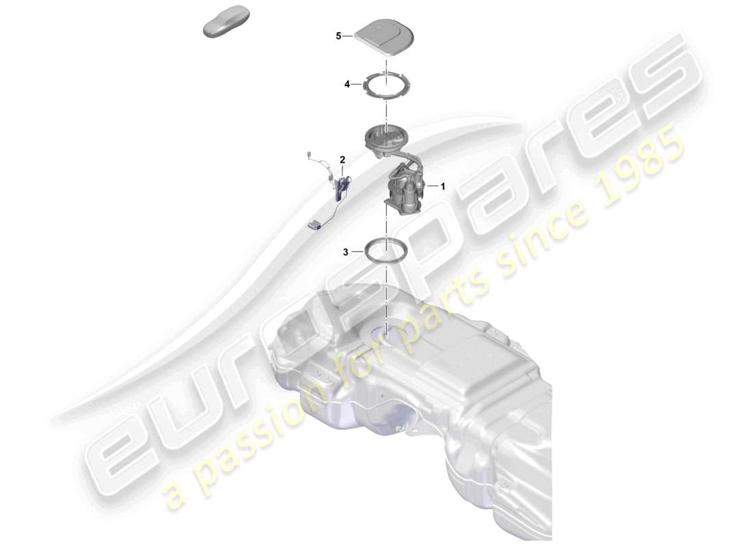 porsche 2024 (cayenne e3 pa) fuel tank fuel pump d - mj 2025>> part diagram