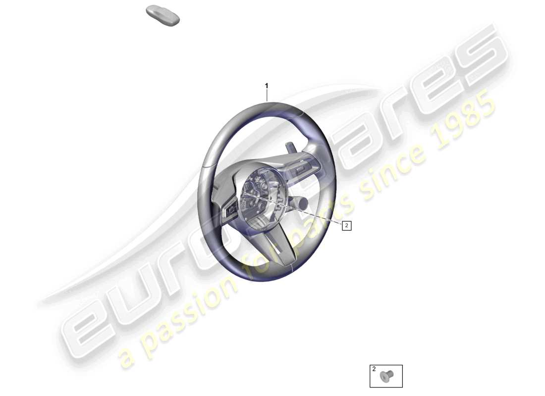 porsche 2025 (cayenne e3 pa) mult.steering wheel (leather) parts diagram