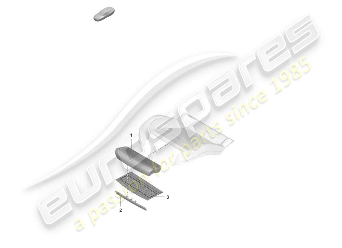 porsche 2022 (panamera 971-2) seat cushion trim accessories part diagram