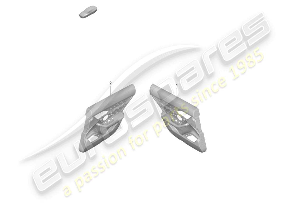 porsche 2023 (taycan 9j1-1) door trim panels rear leather part diagram