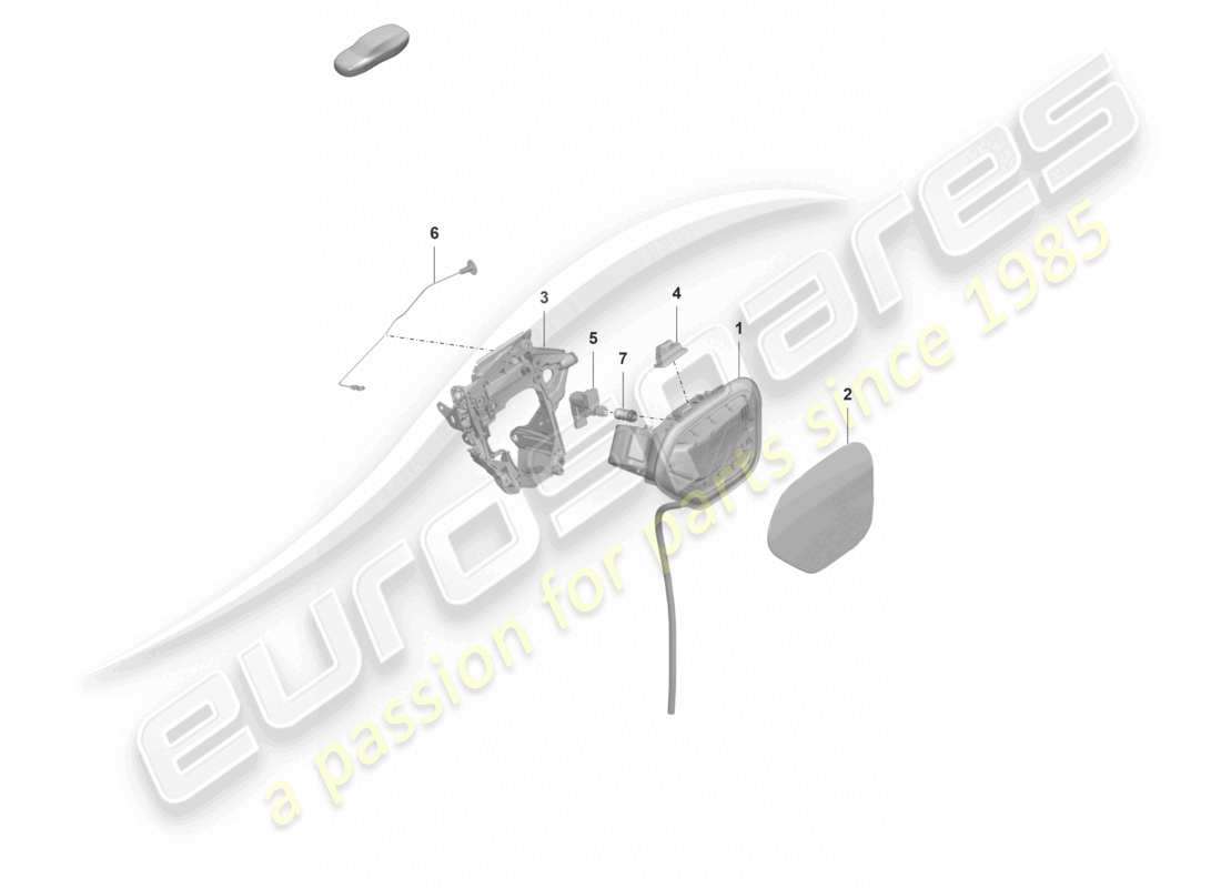 porsche 2023 (taycan 9j1-1) dropsides manual part diagram