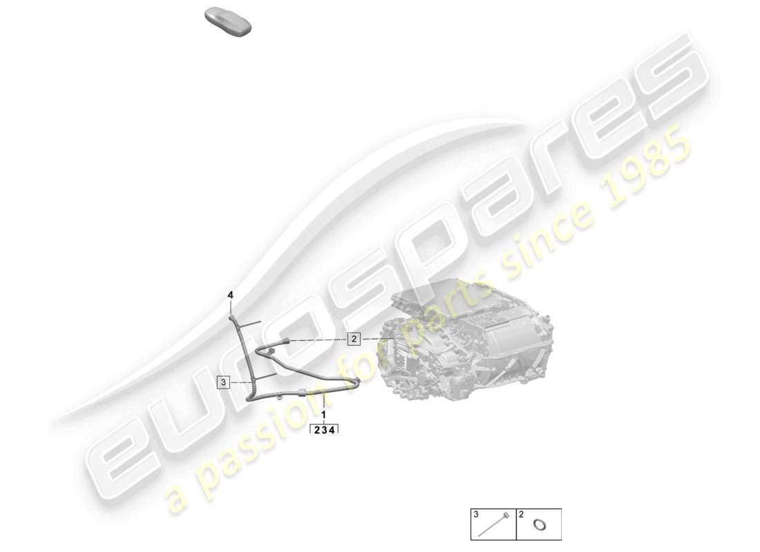 porsche 2025 (macan-e) breather line macan turbo gearbox macan 4s part diagram