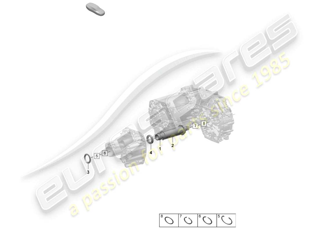 porsche 2026 (macan-e) traction motor for elec. drive macan 4 rear axle macan oil-conducting housing part diagram