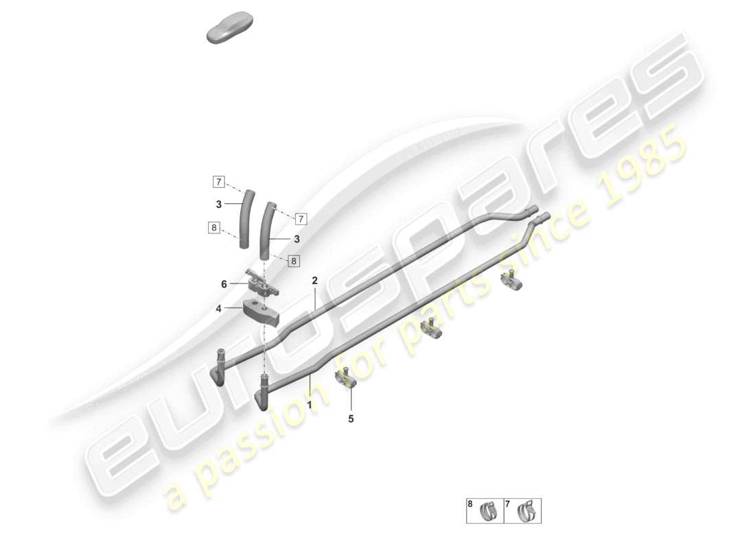 porsche 2023 (992-1 gt3/rs/st) heater part diagram