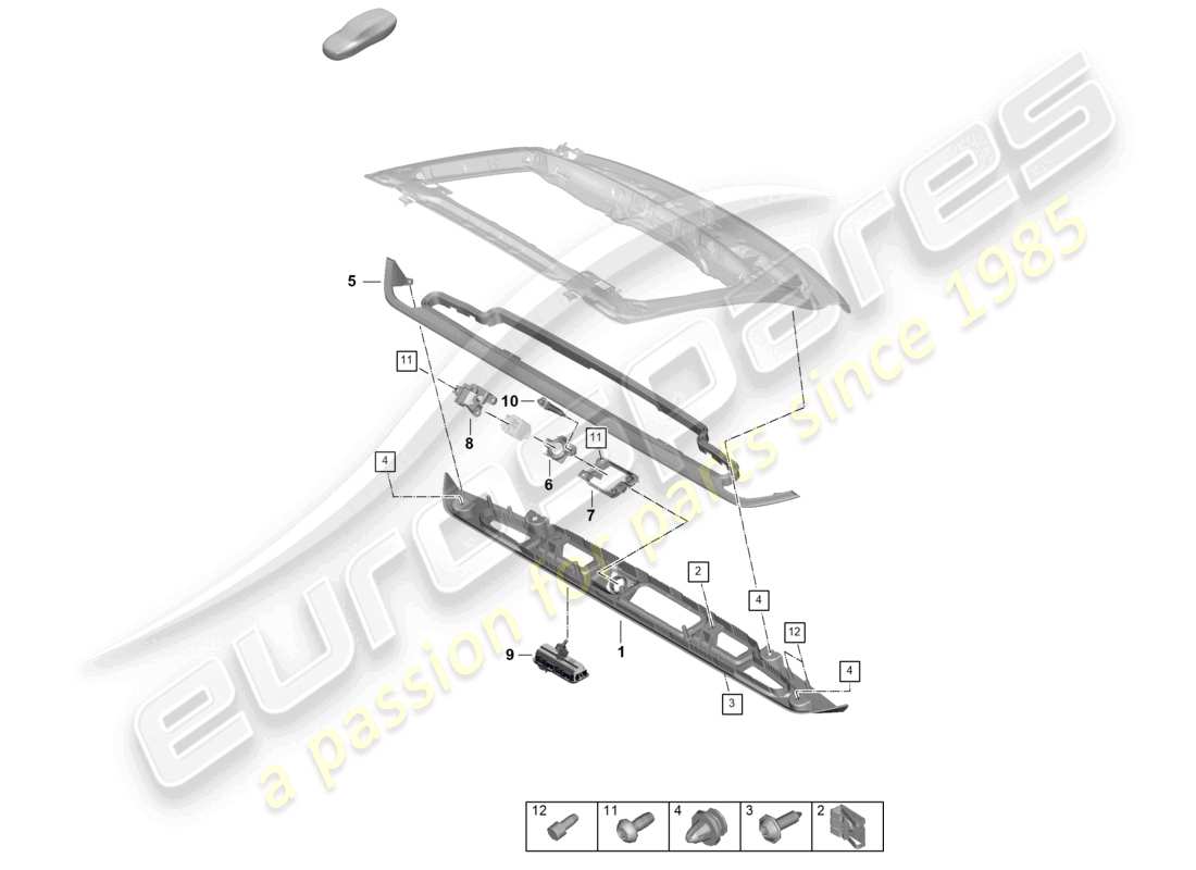 part diagram containing part number pab827566
