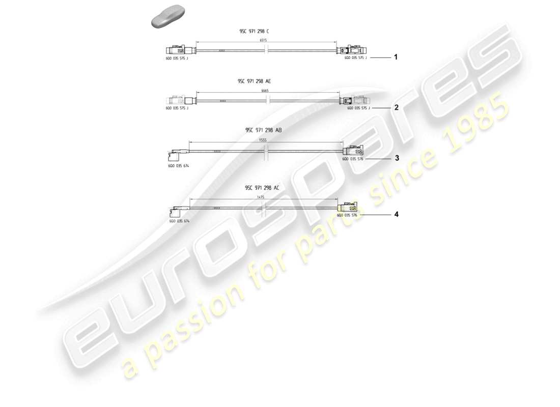 a part diagram from the porsche macan parts catalogue