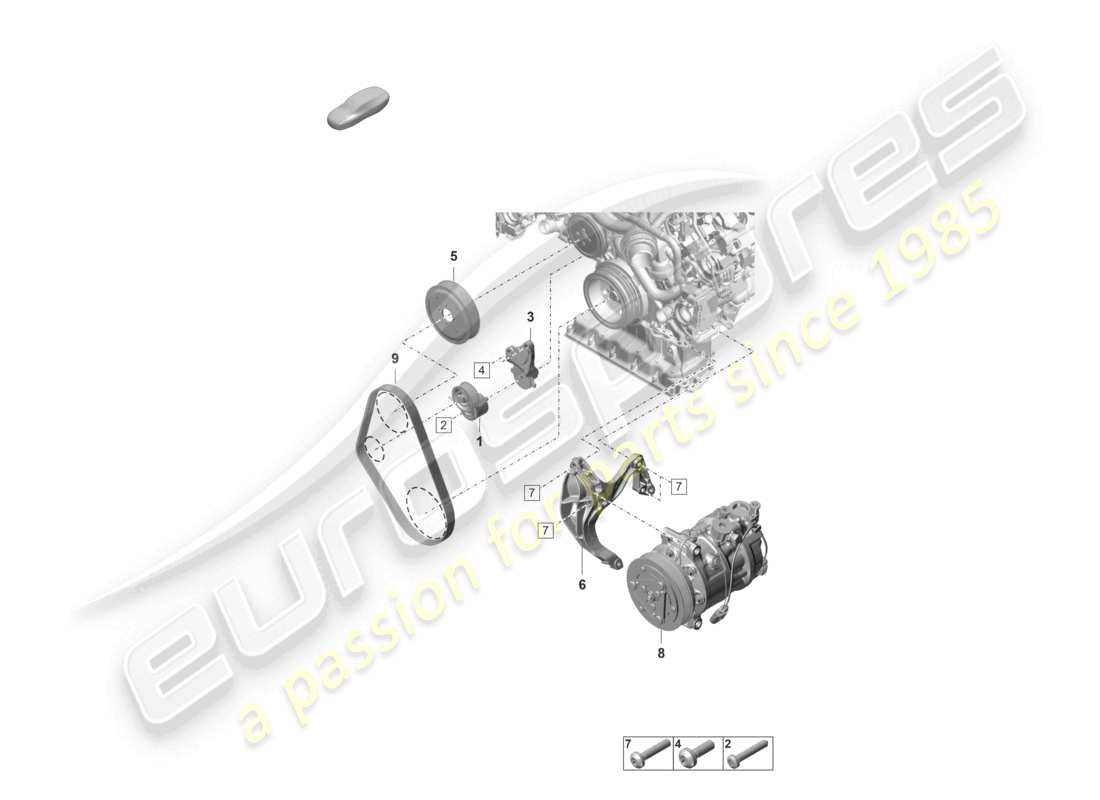 part diagram containing part number n91189401
