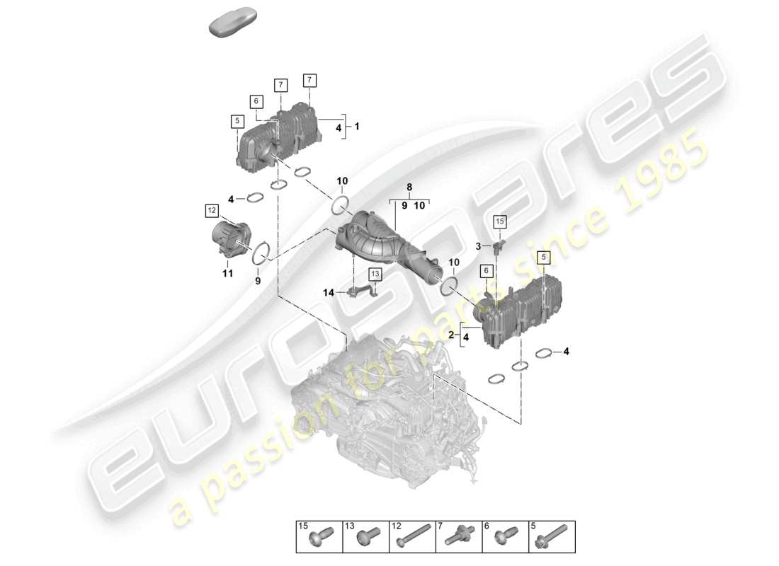 part diagram containing part number paa133141