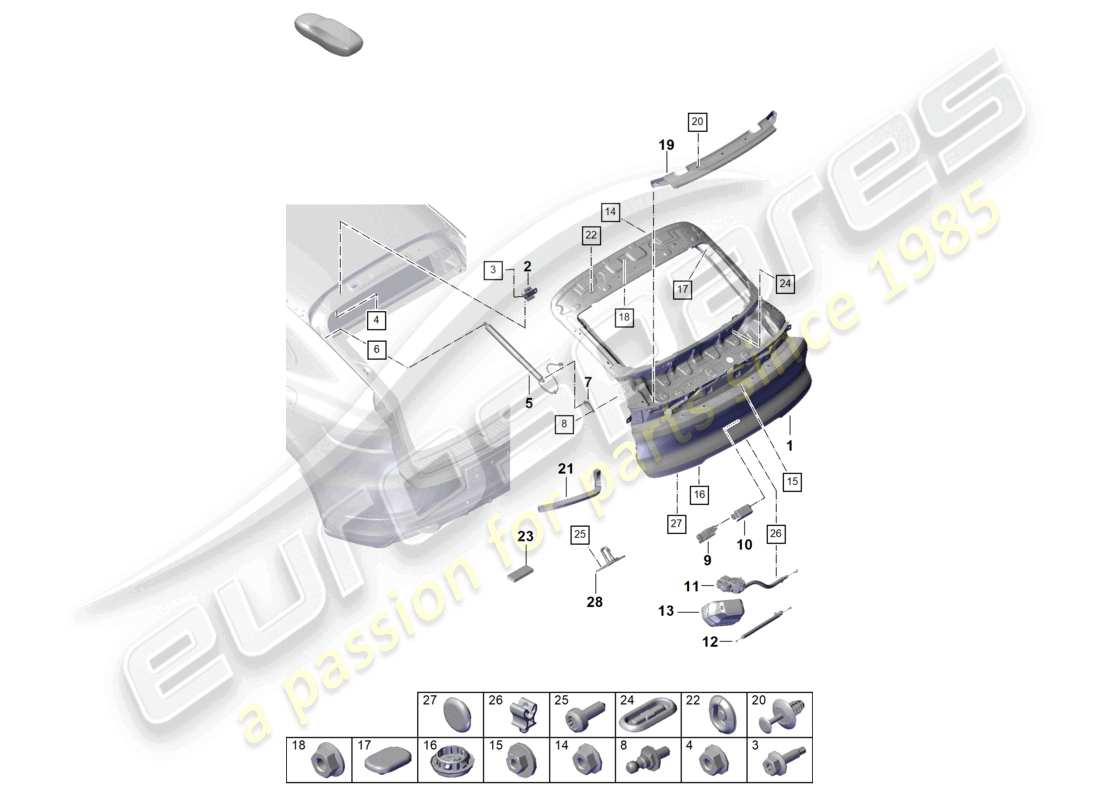 part diagram containing part number 9y3827851c