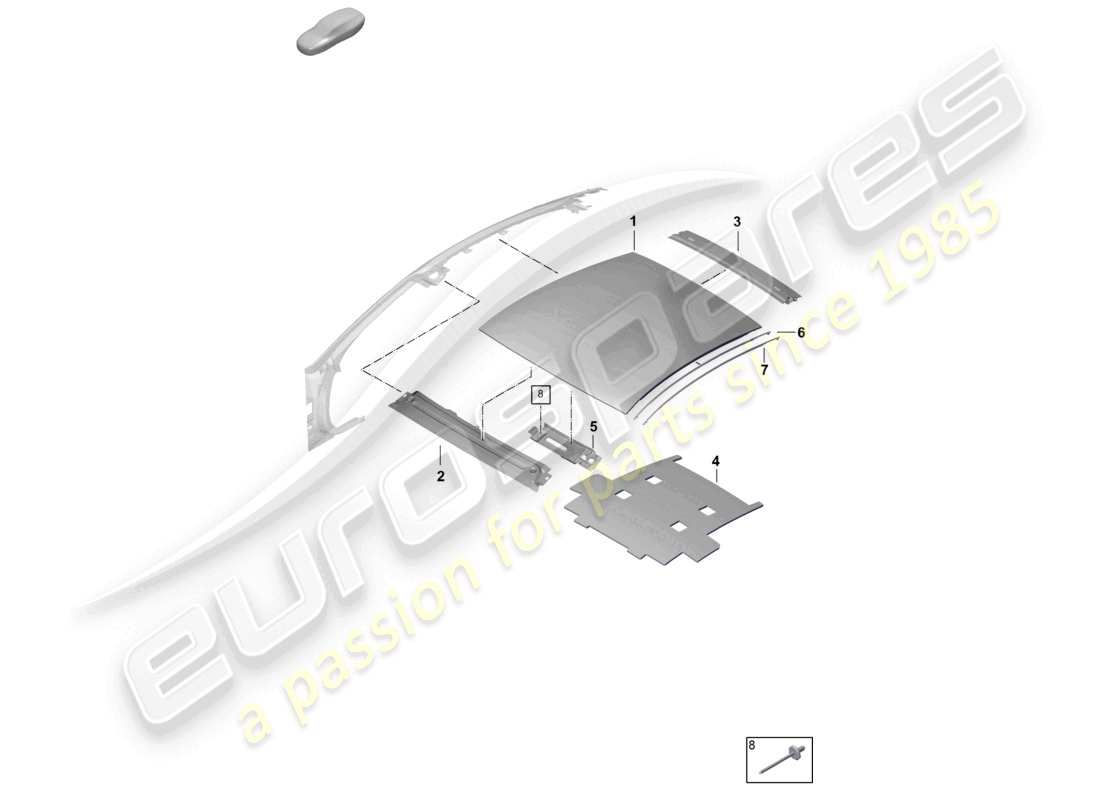 part diagram containing part number 992 898 925 ey 173
