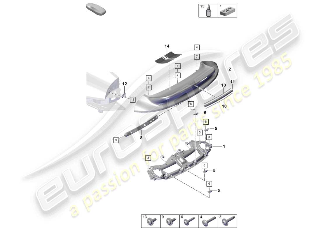part diagram containing part number 992827604