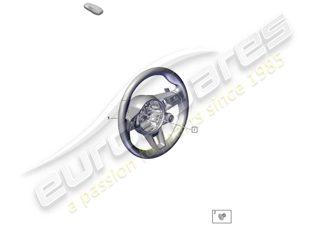 a part diagram from the porsche cayenne parts catalogue