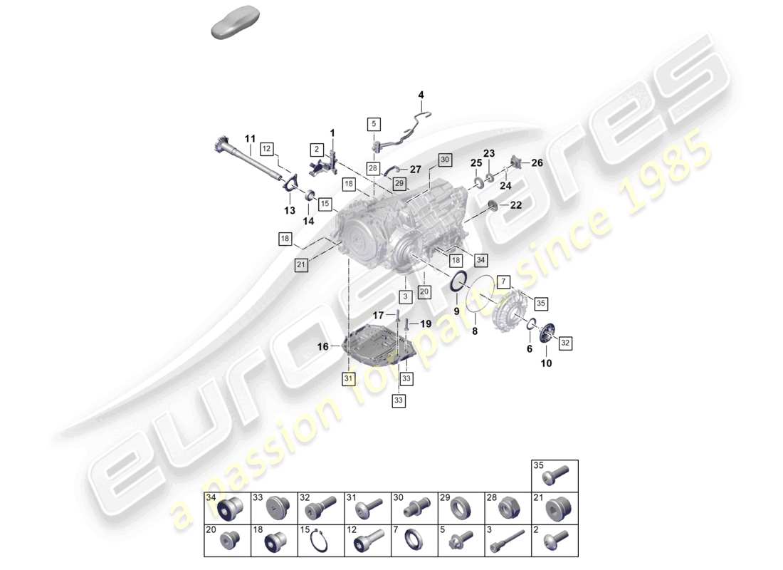 part diagram containing part number paf009390a