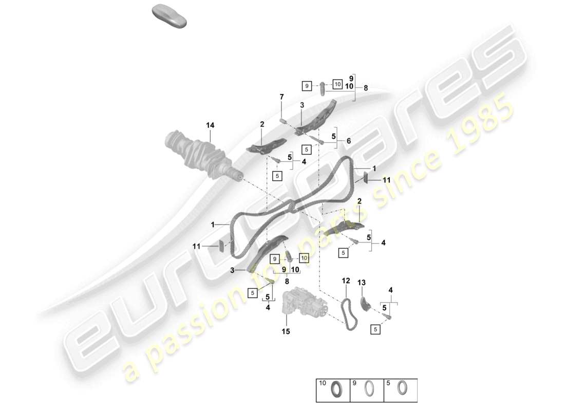 a part diagram from the porsche 2026 (718 boxster spyder) parts catalogue