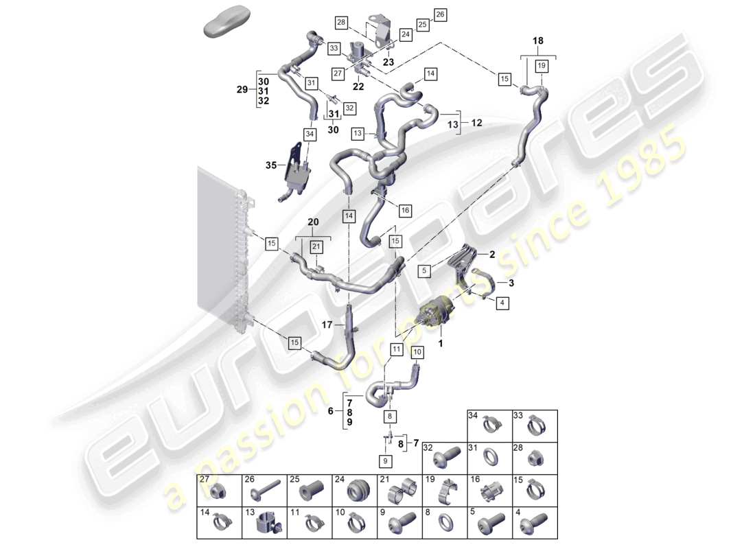 part diagram containing part number n 10660001
