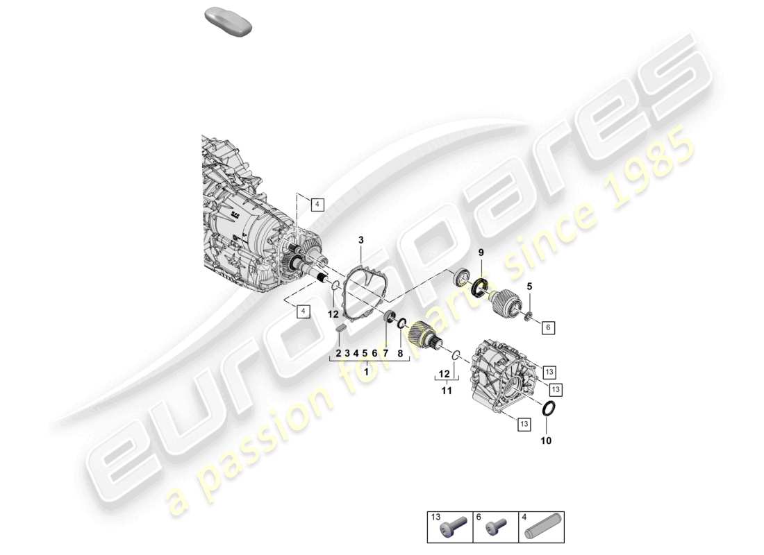 VIEW PARTS DIAGRAMS FROM THE PORSCHE CAYENNE PARTS CATALOGUE a part diagram from the porsche cayenne parts catalogue