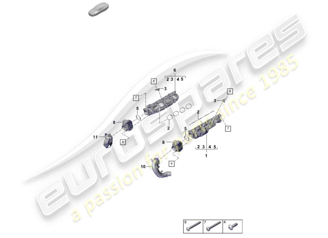 part diagram containing part number pab133202
