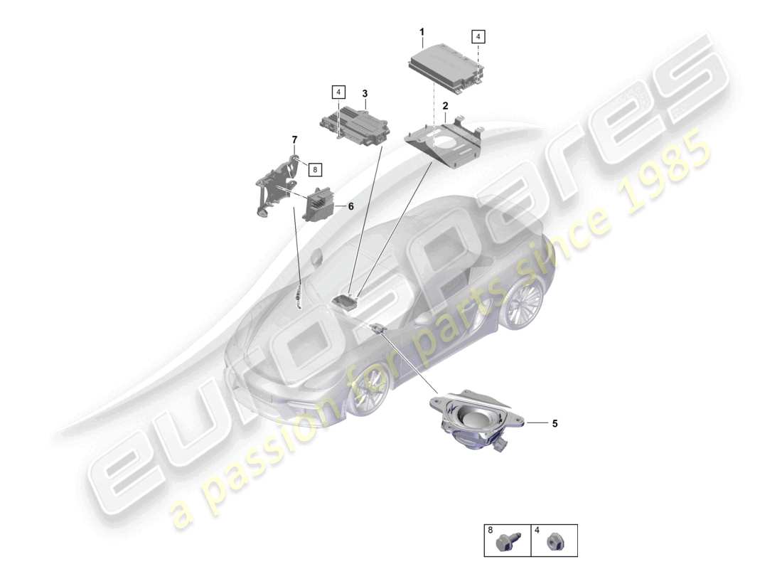 VIEW PARTS DIAGRAMS FROM THE PORSCHE BOXSTER PARTS CATALOGUE a part diagram from the porsche boxster parts catalogue