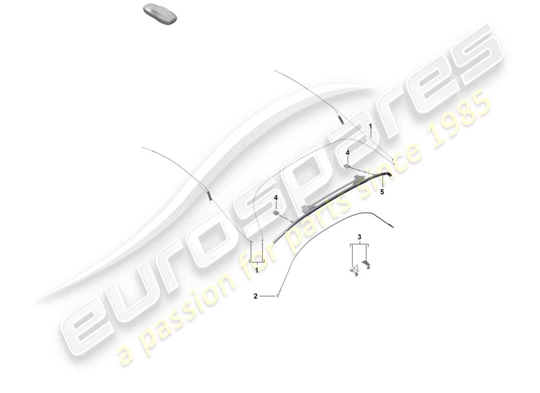 VIEW PARTS DIAGRAMS FROM THE PORSCHE BOXSTER PARTS CATALOGUE a part diagram from the porsche boxster parts catalogue
