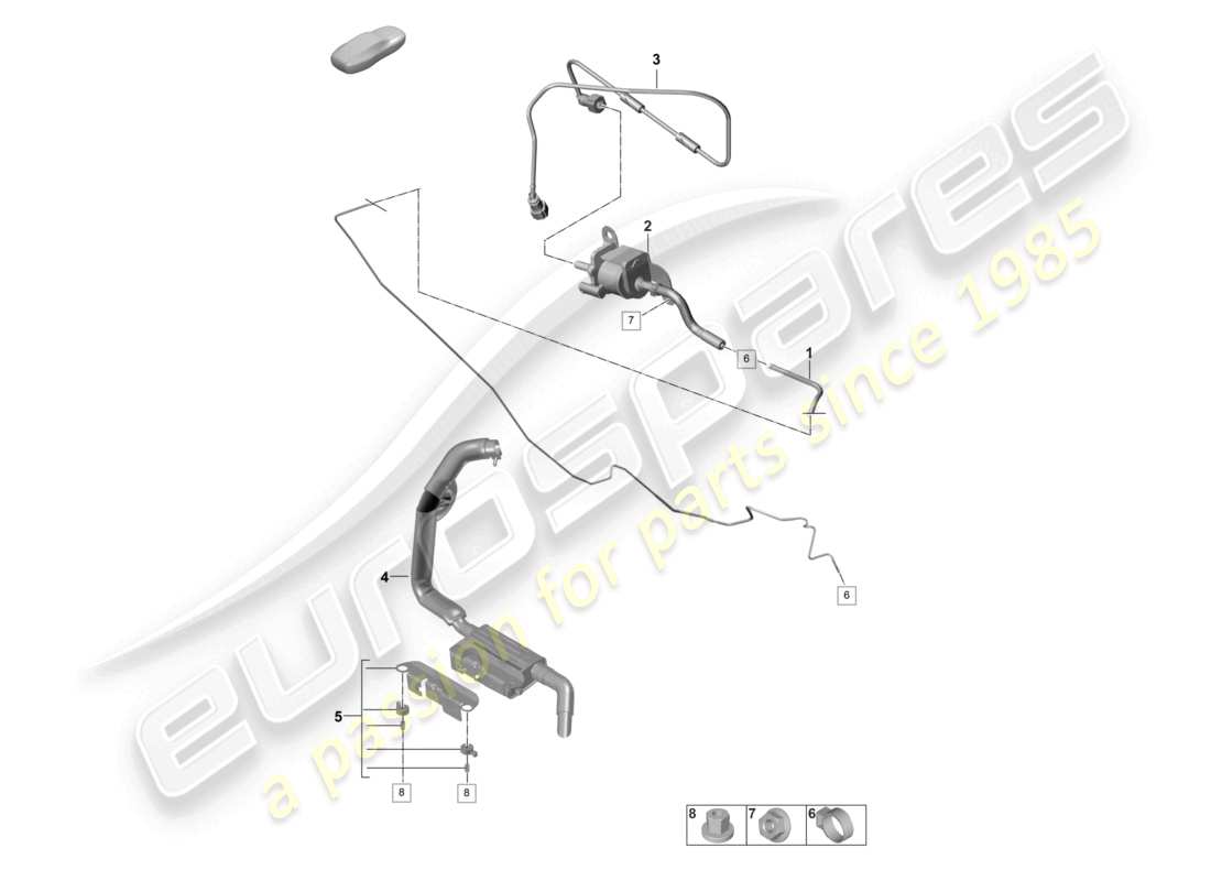 VIEW PARTS DIAGRAMS FROM THE PORSCHE PANAMERA PARTS CATALOGUE a part diagram from the porsche panamera parts catalogue