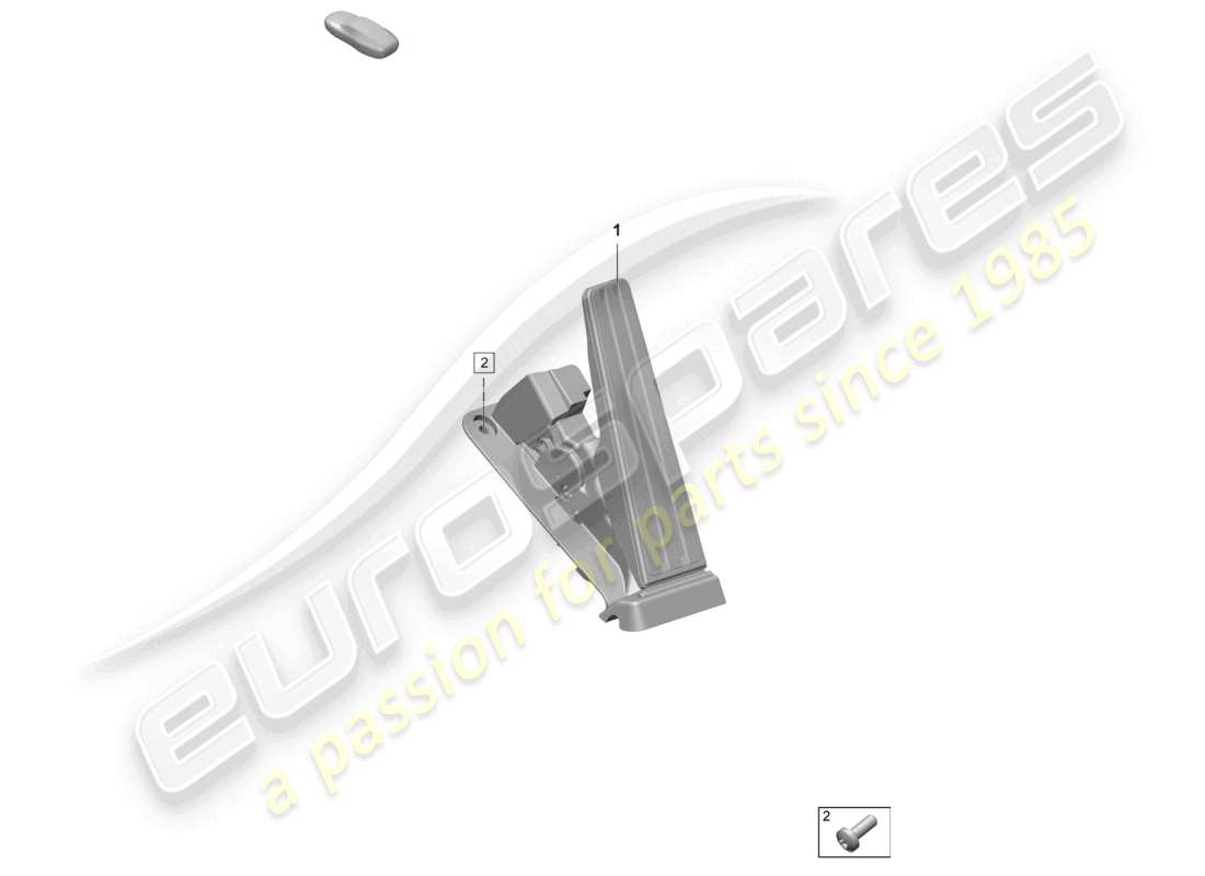 porsche 2025 (taycan 9j1-2) accelerator pedal part diagram