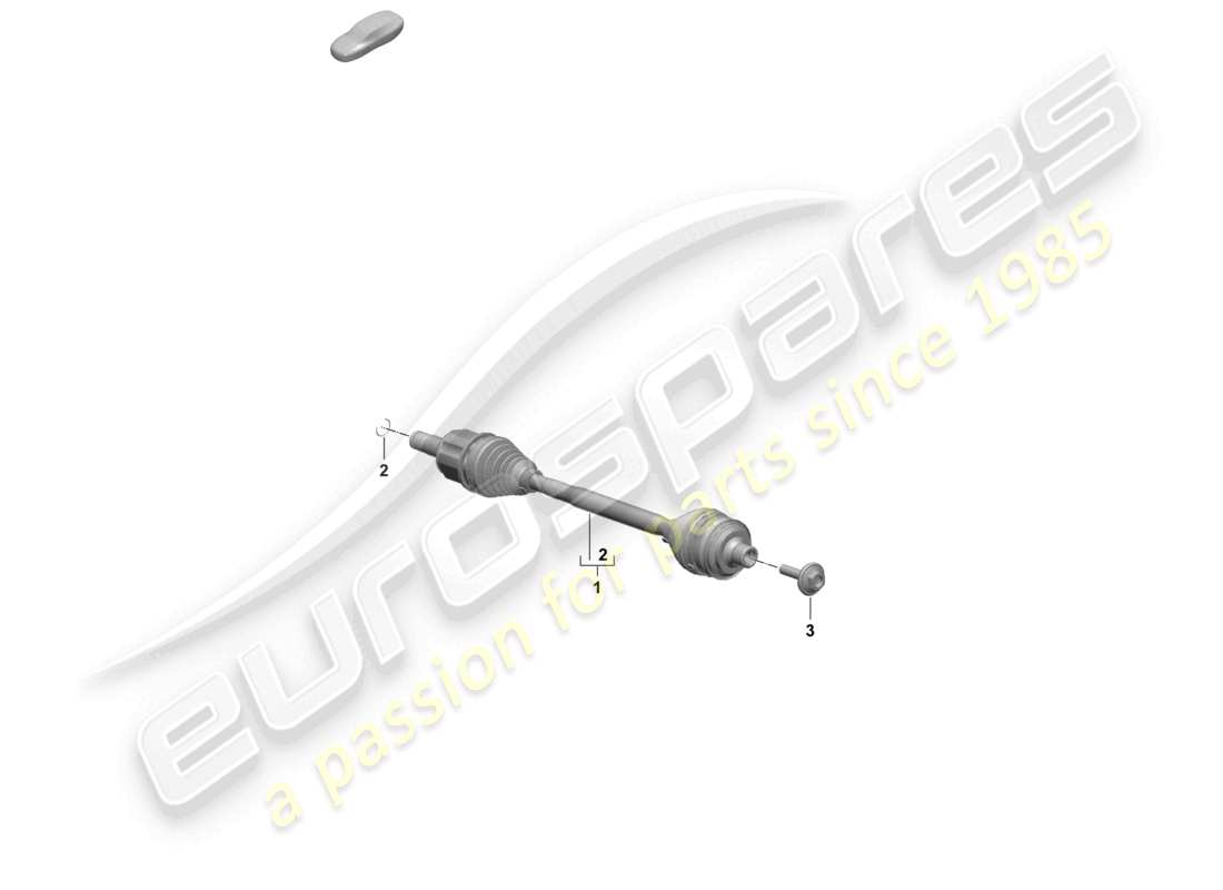 porsche 2025 (macan-e) drive shaft nexteer front axle parts diagram