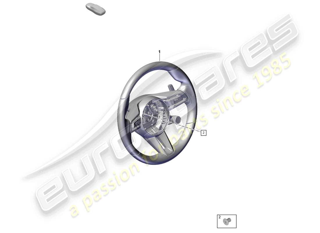 porsche 2023 (cayenne e3 pa) multifunct. sports strng wheel (leather, heatable) multi. sports steering wheel (race-tex) sport chronograph part diagram