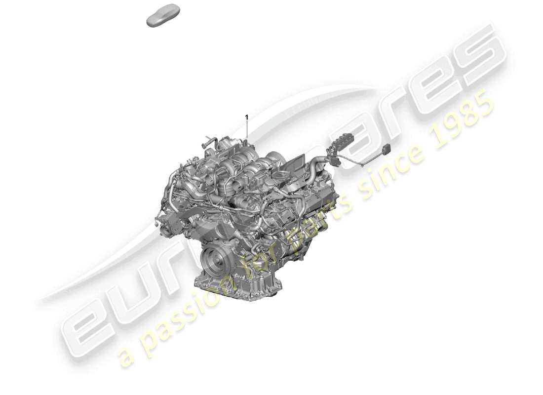 porsche 2023 (cayenne e3 pa) replacement engine (complete) part diagram