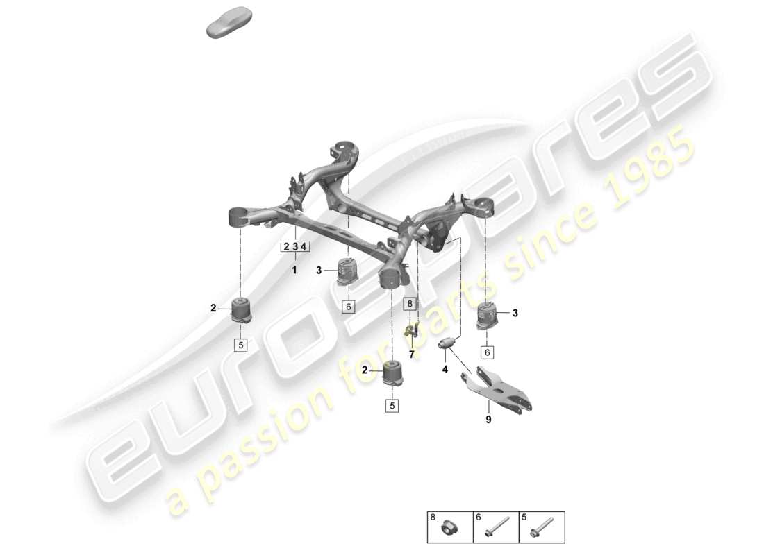 part diagram containing part number pac505383b