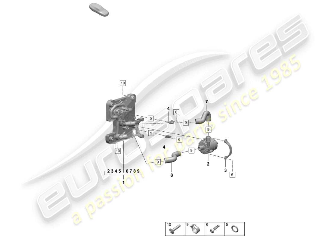 part diagram containing part number paf912025