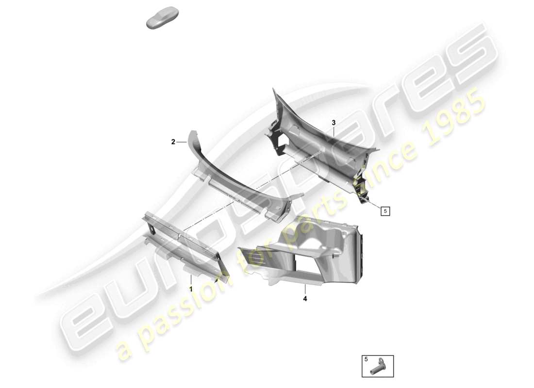 a part diagram from the porsche boxster parts catalogue