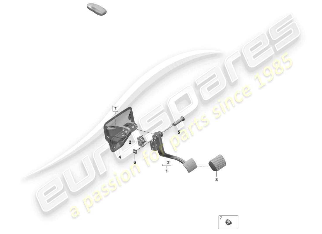 part diagram containing part number pac723117a