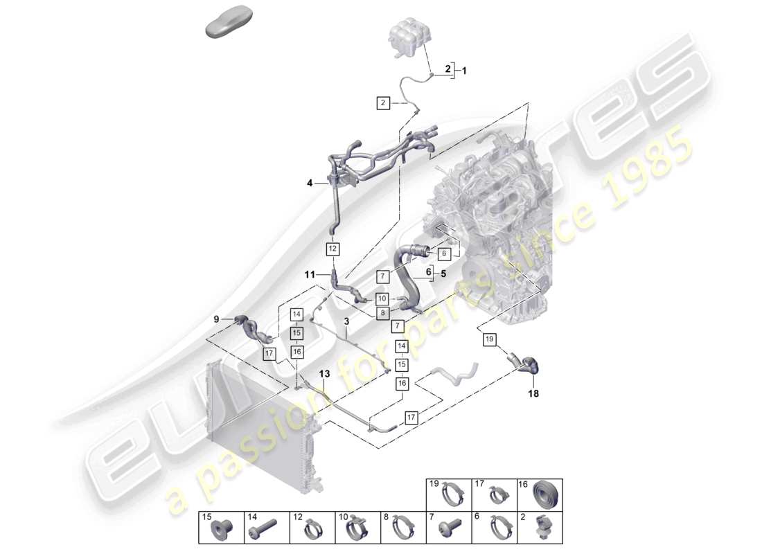 part diagram containing part number pab12113103