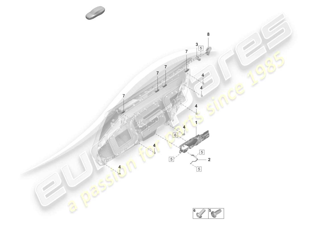 VIEW PARTS DIAGRAMS FROM THE PORSCHE 992 PARTS CATALOGUE a part diagram from the porsche 992 parts catalogue