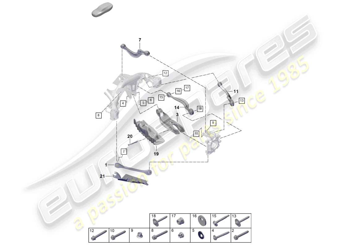 part diagram containing part number pab505562