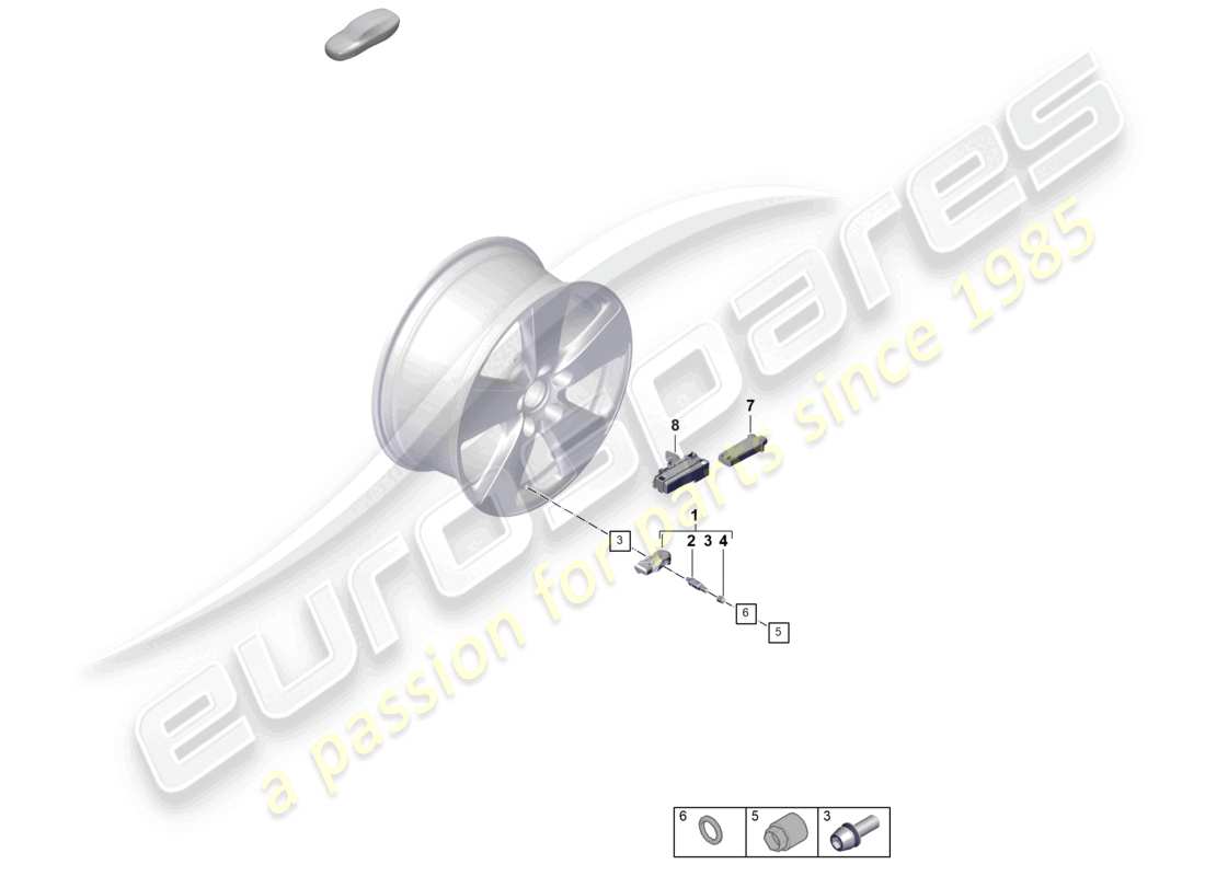 part diagram containing part number pab907249a