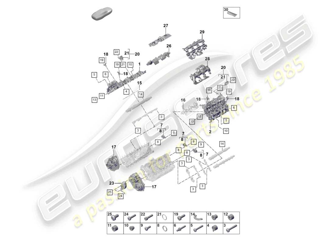 VIEW PARTS DIAGRAMS FROM THE PORSCHE PANAMERA PARTS CATALOGUE a part diagram from the porsche panamera parts catalogue