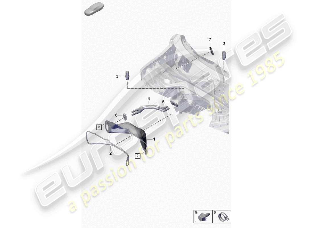 part diagram containing part number pab81952300