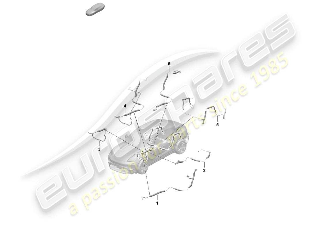 part diagram containing part number pac974951